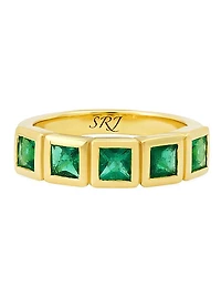 14K Gold & Emerald Ring