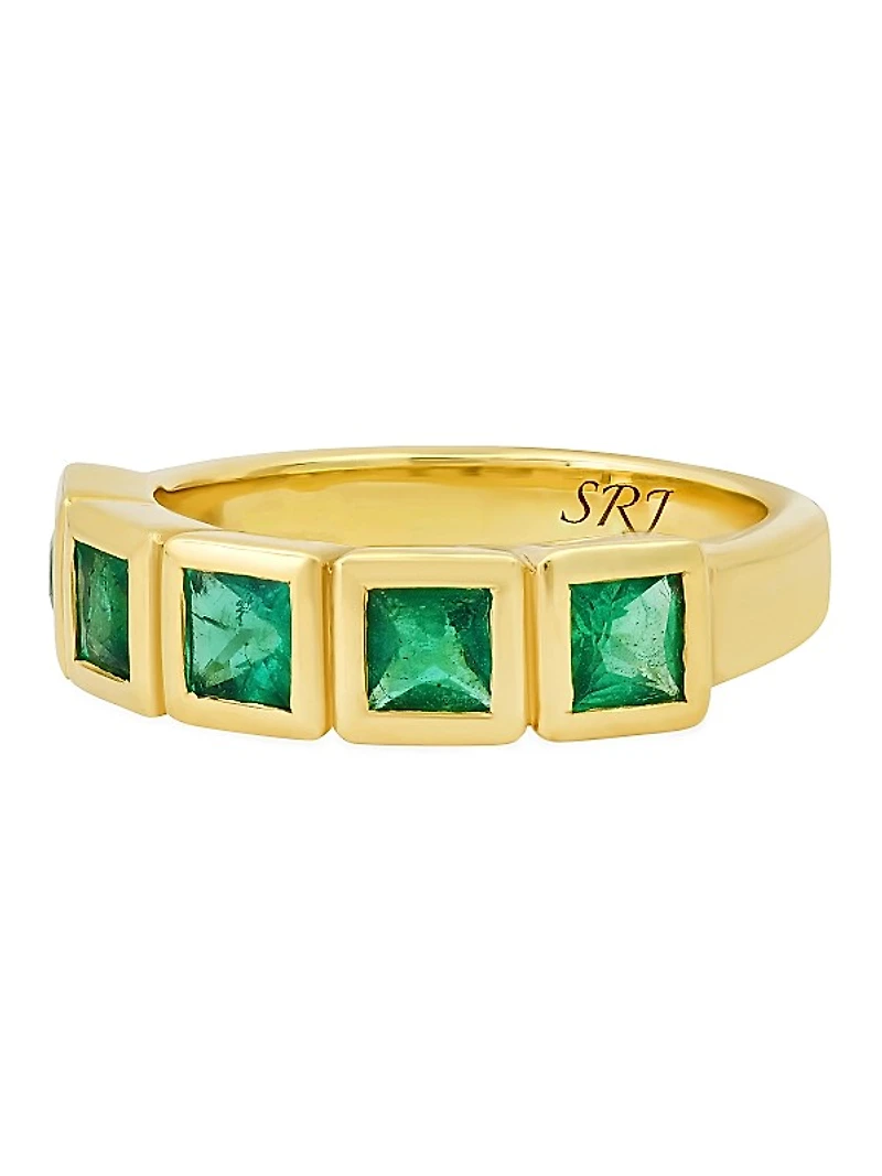 14K Gold & Emerald Ring