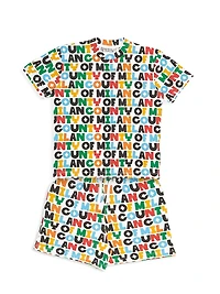 Little Boy's & 'County of Milan' Pintuck Sweatshorts