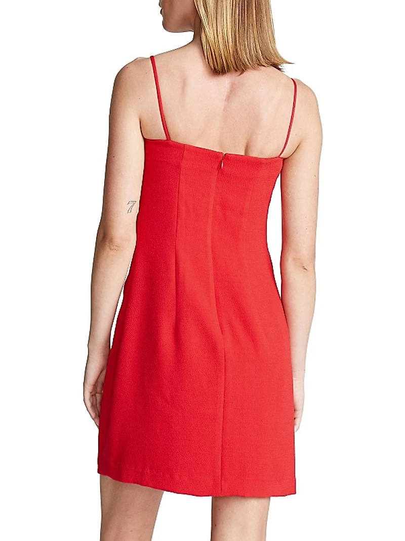 Kenia Stretch Crepe Minidress