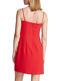 Kenia Stretch Crepe Minidress