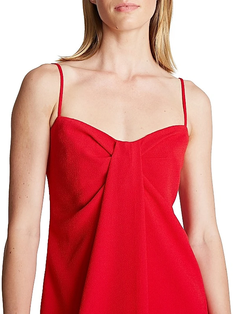 Kenia Stretch Crepe Minidress