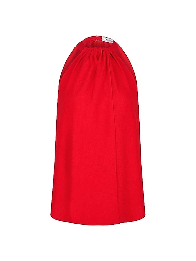 Dayana Stretch Crepe Halter Top