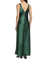 V-Neck Maxi Slip Dress