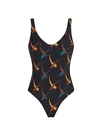 Verona Stamped One-Piece Swimsuit