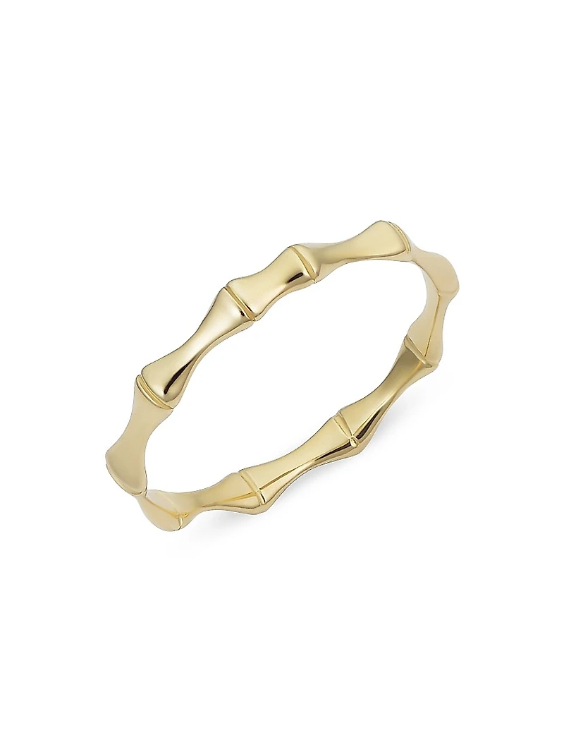 14K Yellow Solid Gold Amalfi Ring