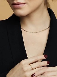 14K Yellow Solid Gold Sweet Ring