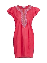 Embroidered Tunic Dress