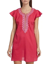 Embroidered Tunic Dress