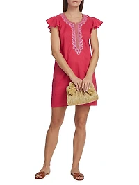 Embroidered Tunic Dress