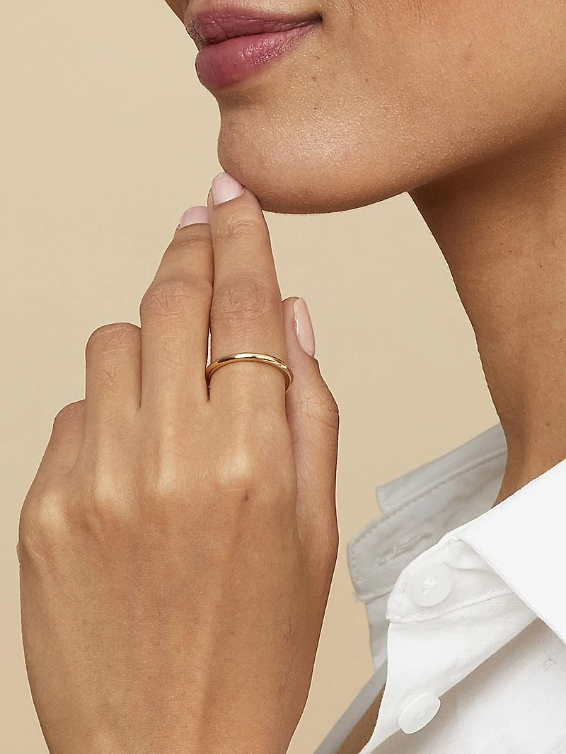 14K Yellow Solid Gold Everything Ring