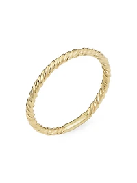 14K Yellow Solid Gold Dawn Ring