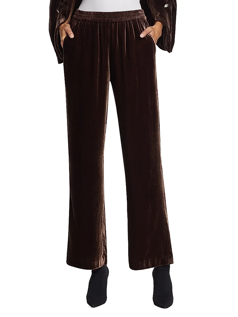 The Veronica Velvet Wide-Leg Pants