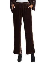 The Veronica Velvet Wide-Leg Pants