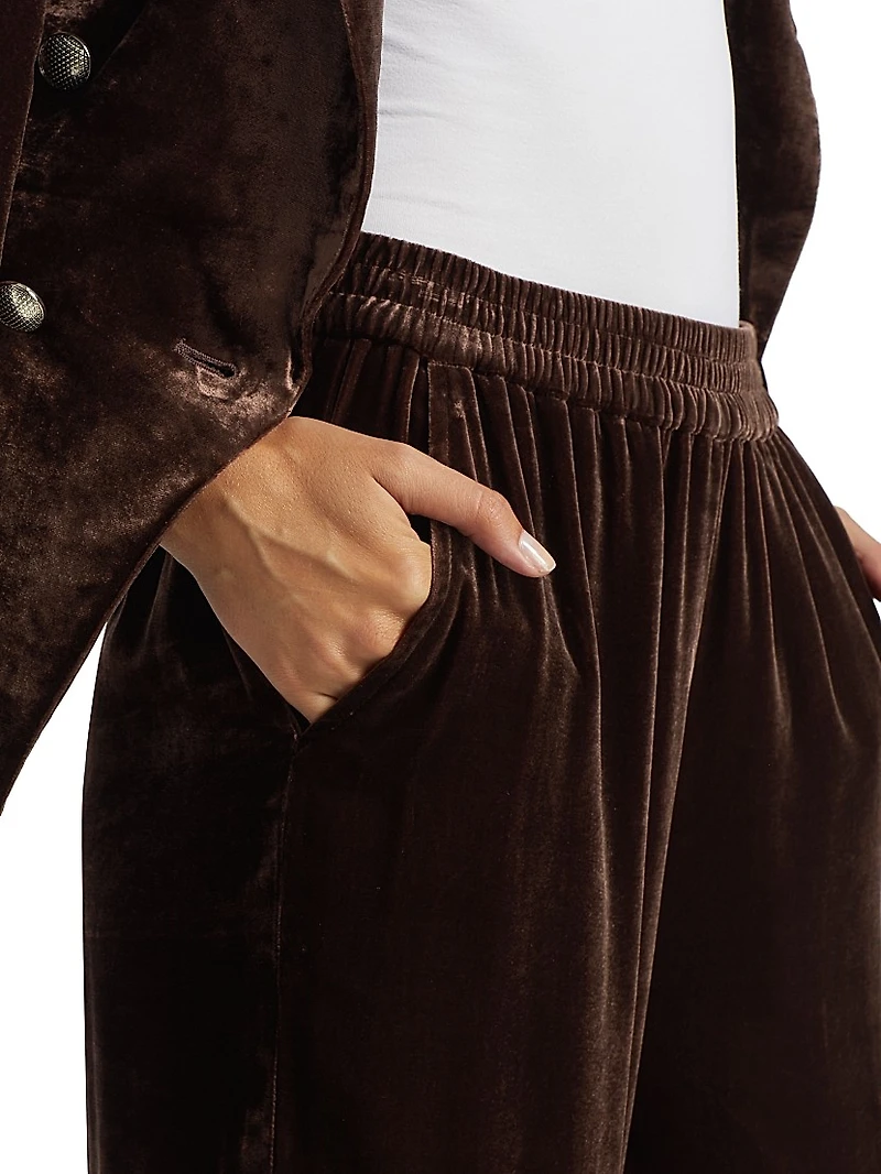 The Veronica Velvet Wide-Leg Pants