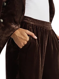 The Veronica Velvet Wide-Leg Pants