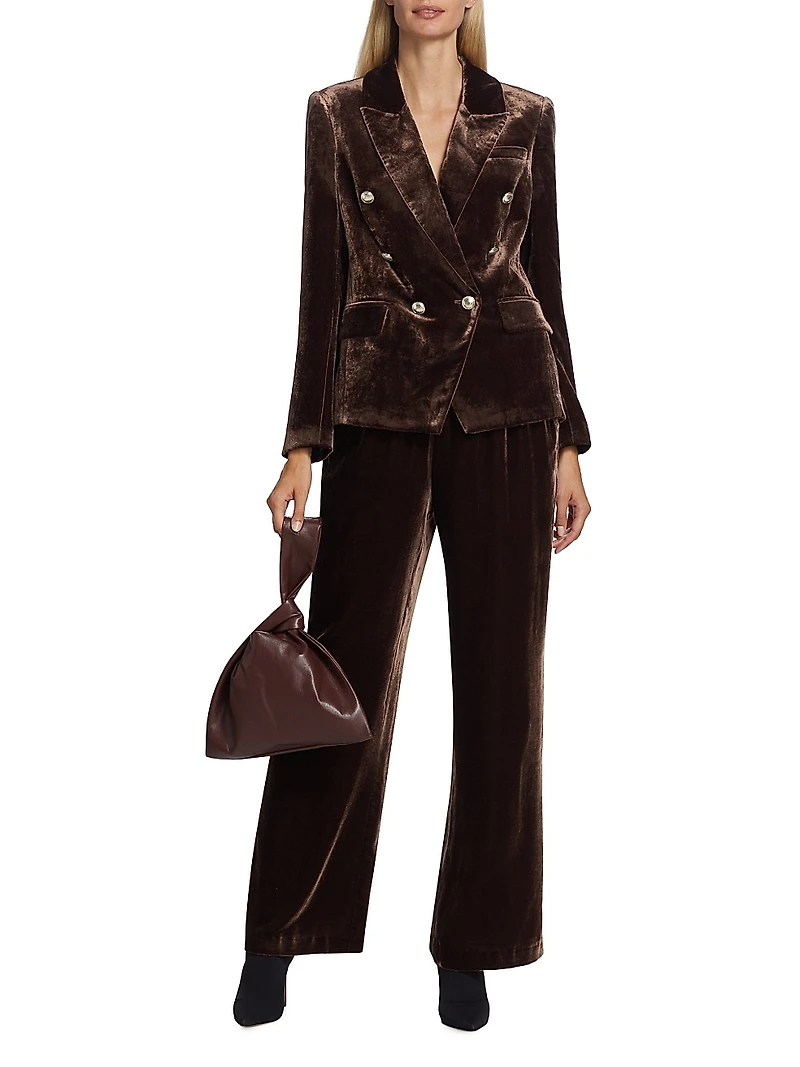 The Veronica Velvet Wide-Leg Pants