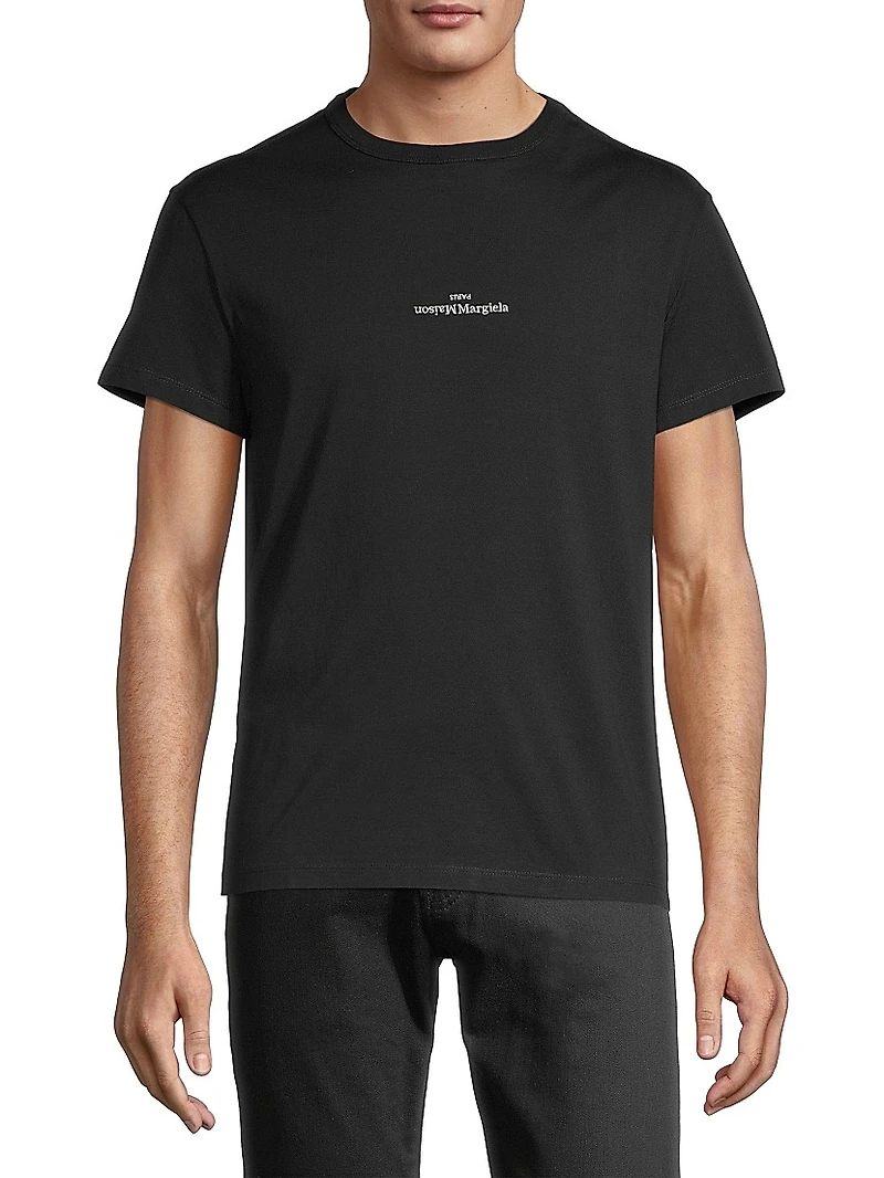 Reversed Logo Crewneck T-Shirt