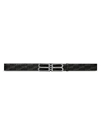 Bb Signature Belt 40mm Bb Monogram Coated Canvas
