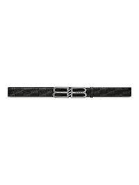 Bb Signature Belt 40mm Bb Monogram Coated Canvas