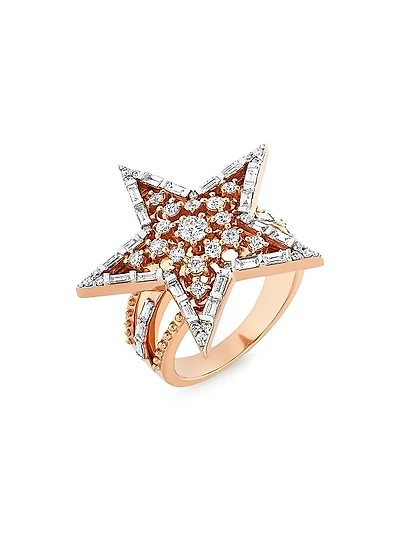 Star Light Sirius 18K Rose Gold & Diamond Ring