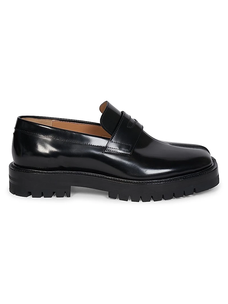 Tabi County Platform Penny Loafers