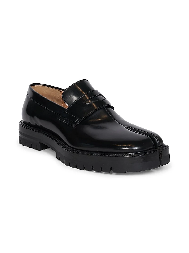 Tabi County Platform Penny Loafers