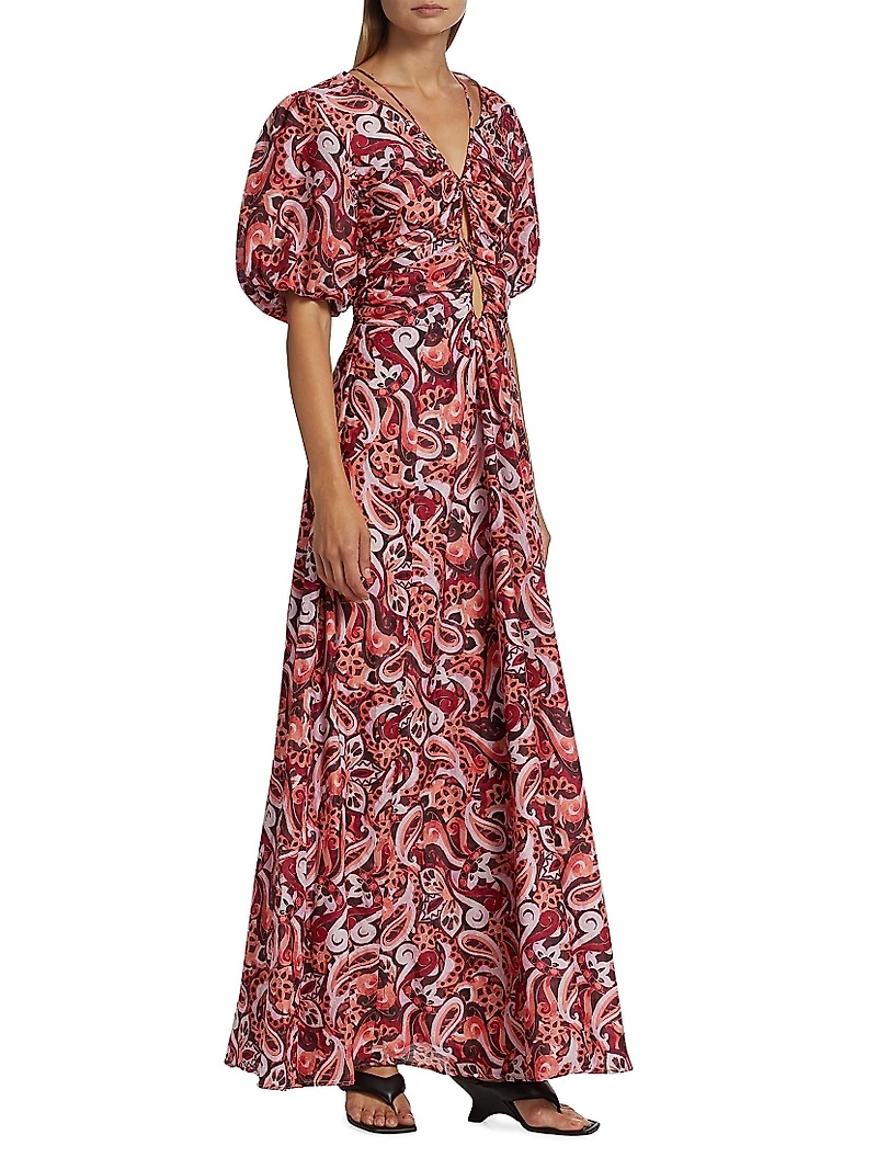 Pallida Silk-Blend Maxi Dress