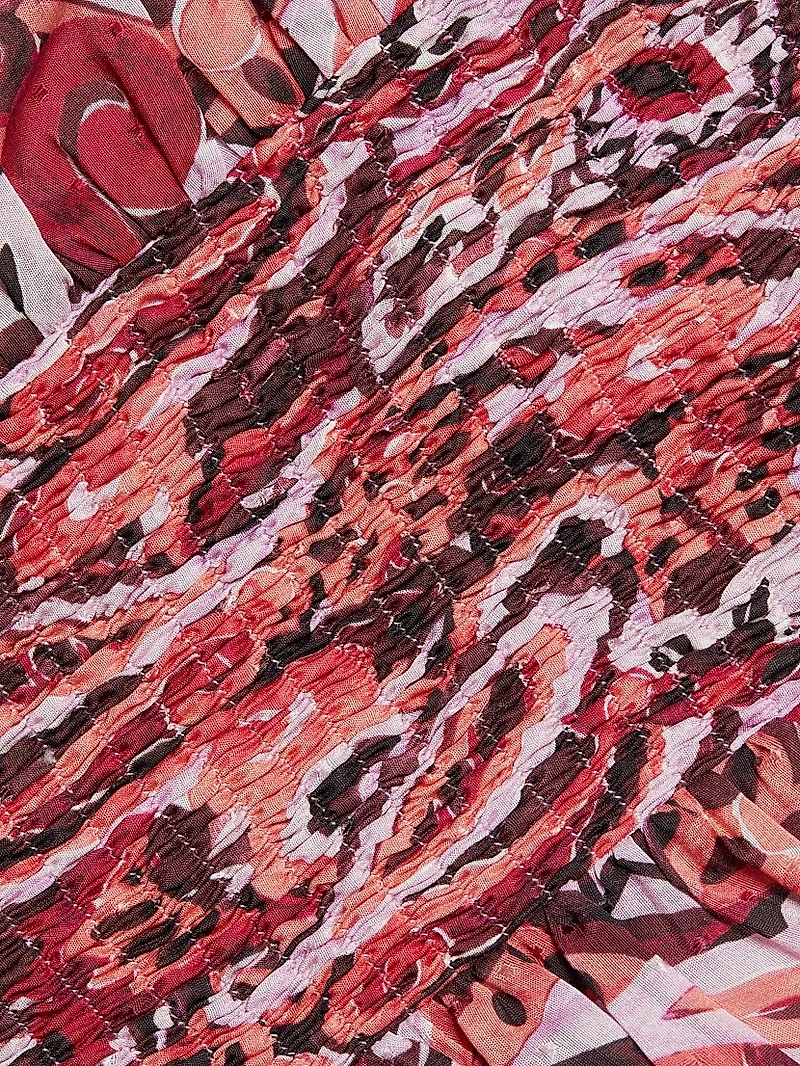 Sevres Printed Silk-Blend Top