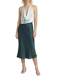 Jackie Floral-Printed Silk Cami