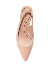 Vandam Leather Slingback Pumps