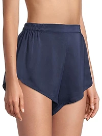Washable Silk Tee 2-Piece Pajama Set