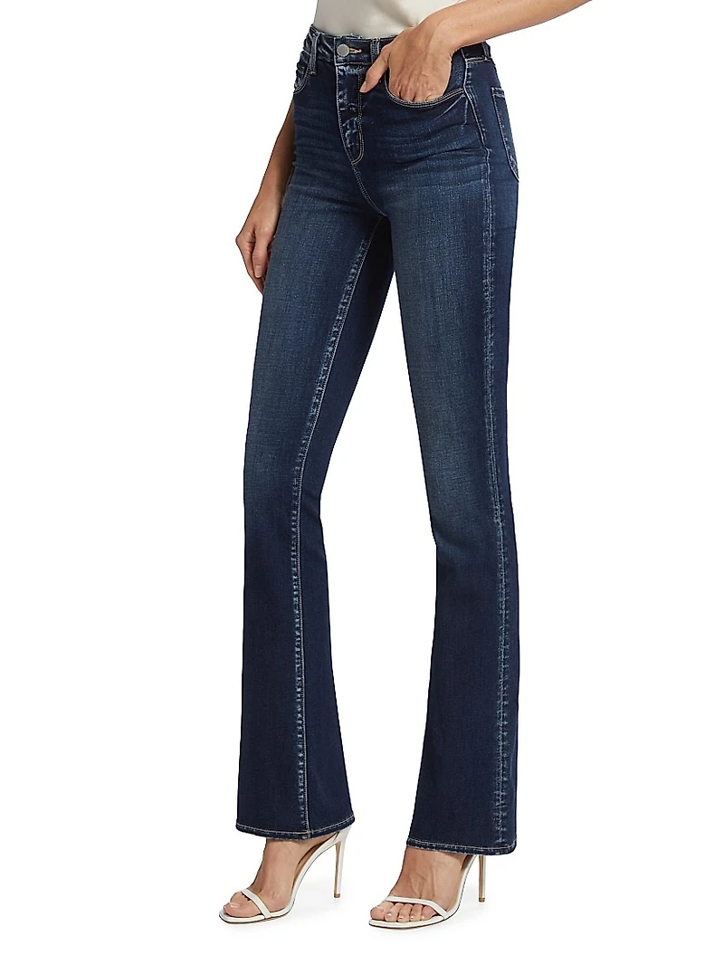 Selma High-Rise Boot-Leg Jeans