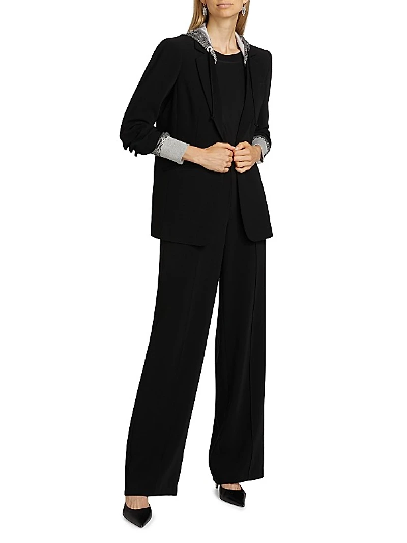 Khloe Sequin Hooded Blazer