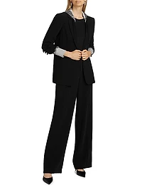 Khloe Sequin Hooded Blazer