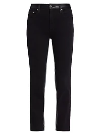 Kate High-Rise Straight-Leg Stretch Jeans