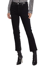 Kate High-Rise Straight-Leg Stretch Jeans