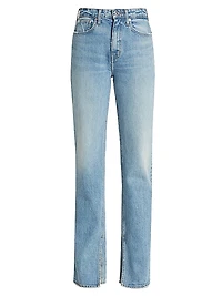 Frankie Ultra High-Rise Straight-Leg Jeans