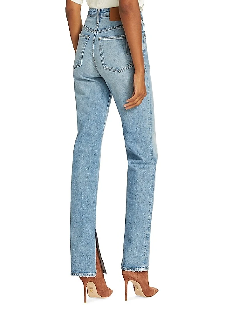 Frankie Ultra High-Rise Straight-Leg Jeans