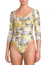 Logo-Print Bodysuit