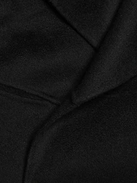 Open-Front Wool Coat