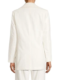 Single-Breasted Corduroy Blazer