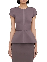 Crepe Peplum top