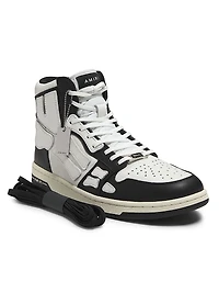 Skel-Top Hi Leather Sneakers