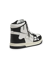 Skel-Top Hi Leather Sneakers