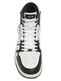 Skel-Top Hi Leather Sneakers
