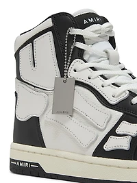 Skel-Top Hi Leather Sneakers