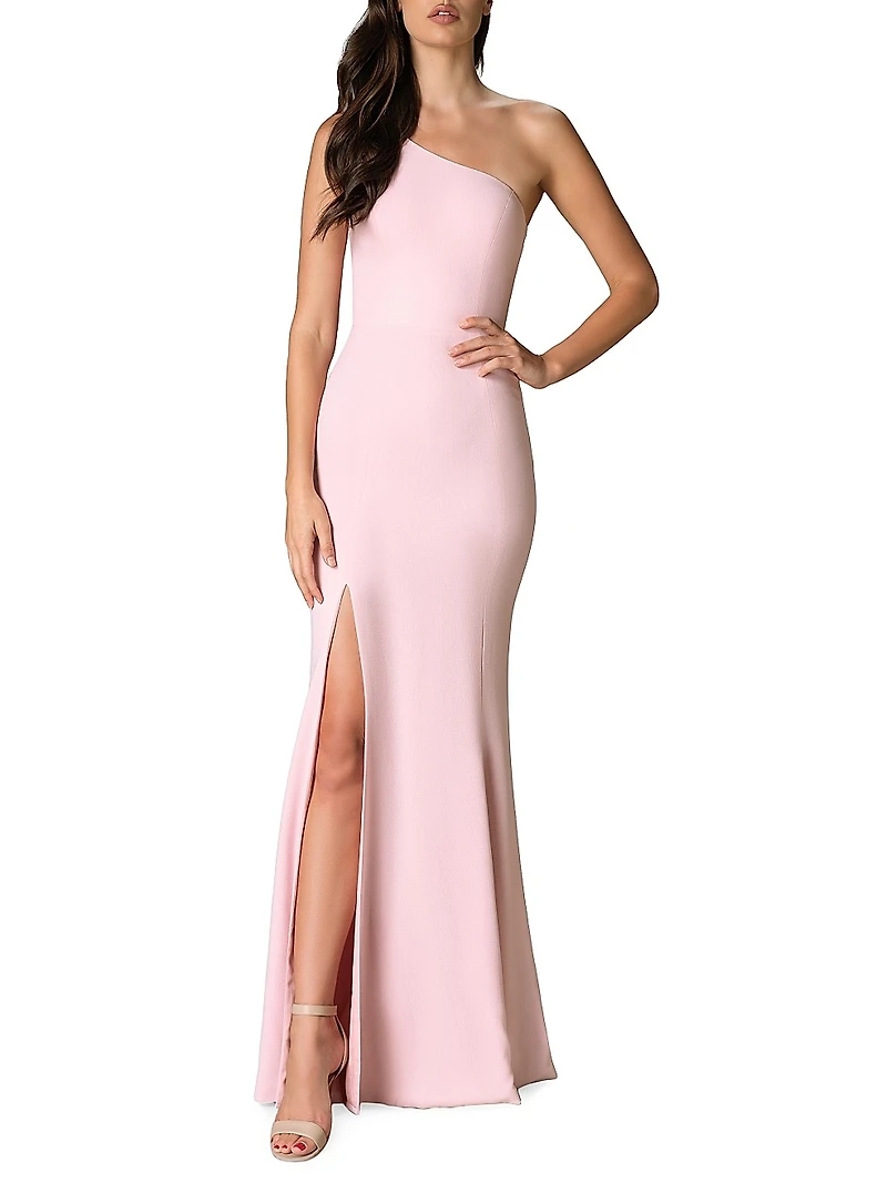 Amy One-Shoulder Bodycon Maxi Dress