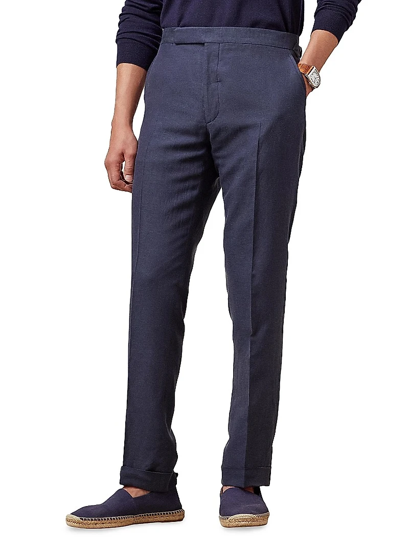 Gregory Silk & Linen Suit Trousers