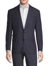 Kent Linen & Silk Canvas Jacket
